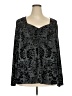 Kiara Black Long Sleeve Blouse Size 2X - photo 1