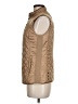 Rafaella 100% Polyester Solid Gold Vest Size M - photo 5