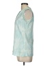 Classiques Entier Teal Sleeveless Silk Top Size L - photo 5