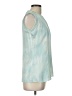 Classiques Entier Teal Sleeveless Silk Top Size L - photo 4