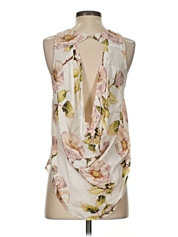 Haute Hippie Sleeveless Silk Top (view 2)