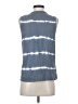 Peloton 100% Cotton Blue Sleeveless Top Size S - photo 2
