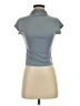 Shein Gray Short Sleeve Turtleneck Size 4 - photo 1