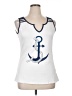 Unbranded White Sleeveless T-Shirt Size XL - photo 1