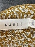 Mable 100% Polyester Tweed Brown Cocktail Dress Size L - photo 7