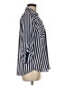 BCX 100% Polyester Stripes Blue 3/4 Sleeve Blouse Size M - photo 4