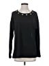 Compliments Black Long Sleeve Top Size S - photo 1