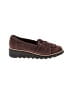 Clarks Burgundy Flats Size 7 - photo 1