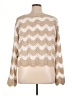 Cupshe 100% Acrylic Chevron-herringbone Tan Pullover Sweater Size XL - photo 2