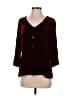 C.M.C Burgundy Cardigan Size S - photo 1