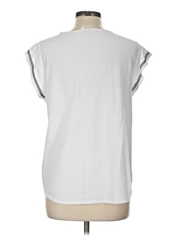 Adrianna Papell Short Sleeve Blouse (view 2)