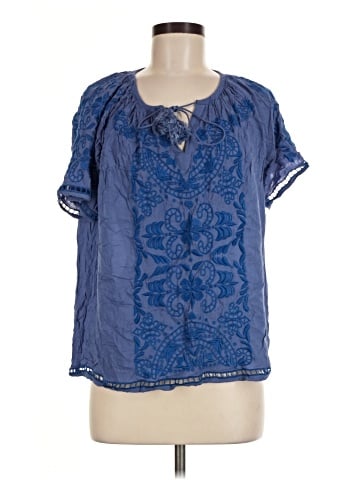 Calypso St. Barth Short Sleeve Blouse (view 1)