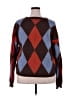 Unbranded Argyle Brown Pullover Sweater Size XXL - photo 2