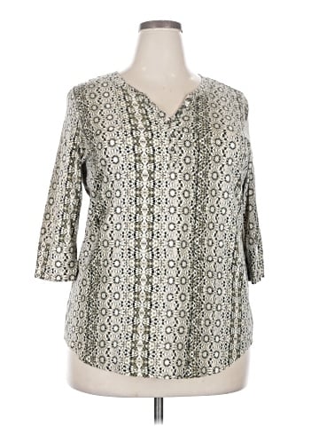 Relativity 3/4 Sleeve Blouse (view 1)