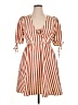 Cupshe Stripes Red Casual Dress Size XL - photo 1