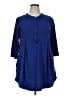 Reborn Blue 3/4 Sleeve Blouse Size XL - photo 1