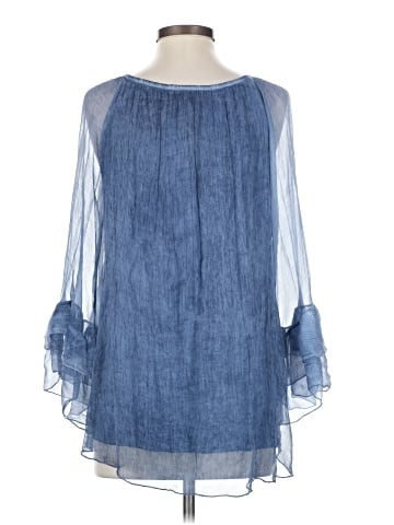 Tempo Paris 3/4 Sleeve Blouse (view 2)
