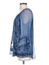 Tempo Paris Blue 3/4 Sleeve Blouse Size S - photo 5