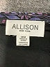 Allison 100% Polyester Purple Long Sleeve Blouse Size M - photo 7