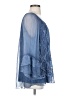 Tempo Paris Blue 3/4 Sleeve Blouse Size S - photo 4
