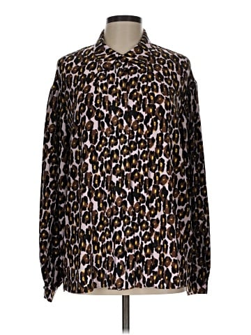 Diane von Furstenberg Long Sleeve Blouse (view 1)