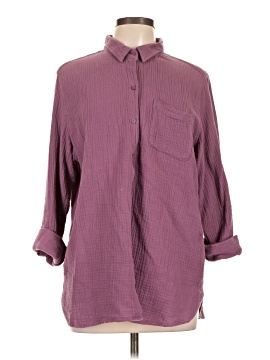 Anne Klein 3/4 Sleeve Button Down Shirt