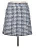 Ann Taylor LOFT Houndstooth Blue Casual Skirt Size 6 - photo 1