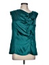 Classiques Entier 100% Silk Teal Sleeveless Silk Top Size L - photo 1