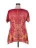 Avenue Red Short Sleeve Blouse Size 18 Plus - photo 2