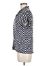 Shimera Polka Dots Blue Short Sleeve Blouse Size M - photo 5