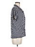 Shimera Polka Dots Blue Short Sleeve Blouse Size M - photo 4