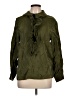 Zara Green Long Sleeve Blouse Size L - photo 1