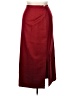 Amanda Smith Solid Burgundy Formal Skirt Size 14 - photo 1