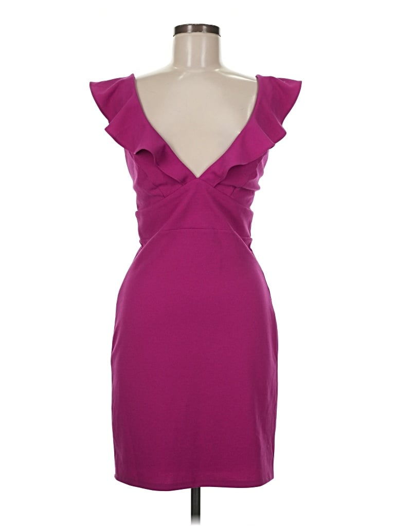 Pre-owned Jump Apparel Cocktail Dress In Purple