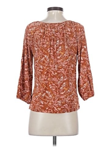 Garnet Hill 3/4 Sleeve Blouse (view 2)
