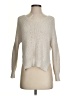 Debut 100% Polyester Metallic Ivory Pullover Sweater Size XS - photo 1