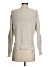 Debut 100% Polyester Metallic Ivory Pullover Sweater Size XS - photo 2