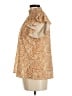 THML 100% Polyester Gold Sleeveless Blouse Size M - photo 5