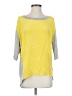 Barbara Katz Yellow 3/4 Sleeve Top Size S - photo 1
