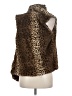 Jolt 100% Polyester Animal Print Brown Faux Fur Jacket Size M - photo 2
