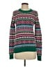 J.Crew Factory Store 100% Cotton Print Green Pullover Sweater Size XS - photo 1
