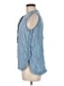 J.Crew Blue Sleeveless Button-Down Shirt Size 6 - photo 5
