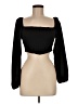 Unbranded Black 3/4 Sleeve Blouse Size M - photo 1