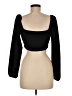 Unbranded Black 3/4 Sleeve Blouse Size M - photo 2