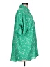 CAbi 100% Polyester Stars Green Short Sleeve Blouse Size L - photo 4