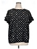 Lane Bryant 100% Polyester Stars Black Short Sleeve Blouse Size 18 - photo 1