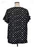 Lane Bryant 100% Polyester Stars Black Short Sleeve Blouse Size 18 - photo 2