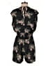 CAbi Floral Black Romper Size M - photo 2