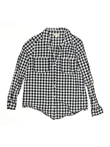 Maison Jules Long Sleeve Button-Down Shirt (view 1)