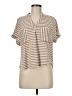 VOY Tan Short Sleeve Henley Size M - photo 1